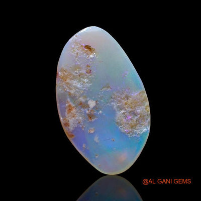 4.30 Cts Natural Australian Fire Opal Loose Gemstone Fancy Cabochon 19x11x3 mm A-808