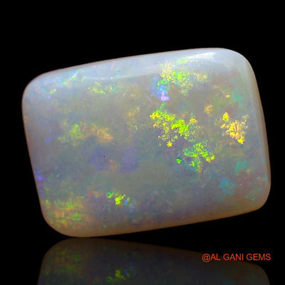 Natural Untreated Fire Opal Loose Gemstone Square Cabochon From Australia 4.50 Cts 13x9x4 mm A-809