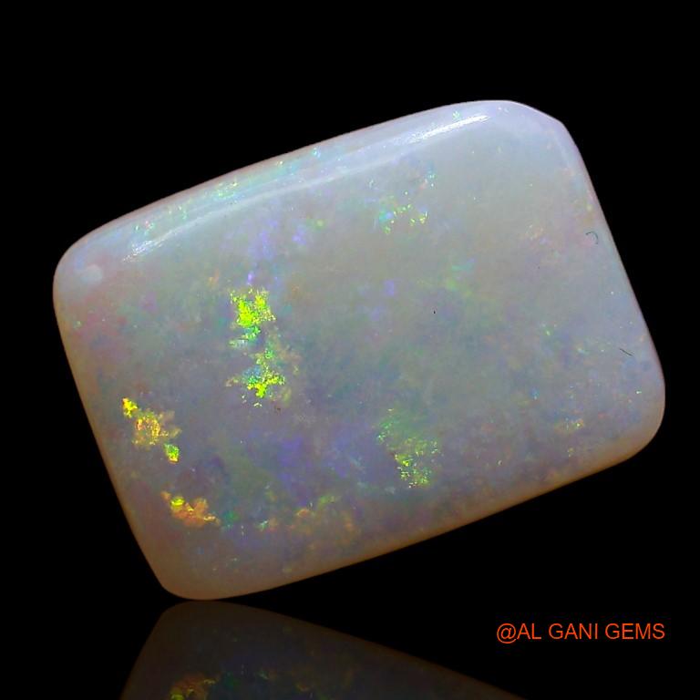Natural Untreated Fire Opal Loose Gemstone Square Cabochon From Australia 4.50 Cts 13x9x4 mm A-809