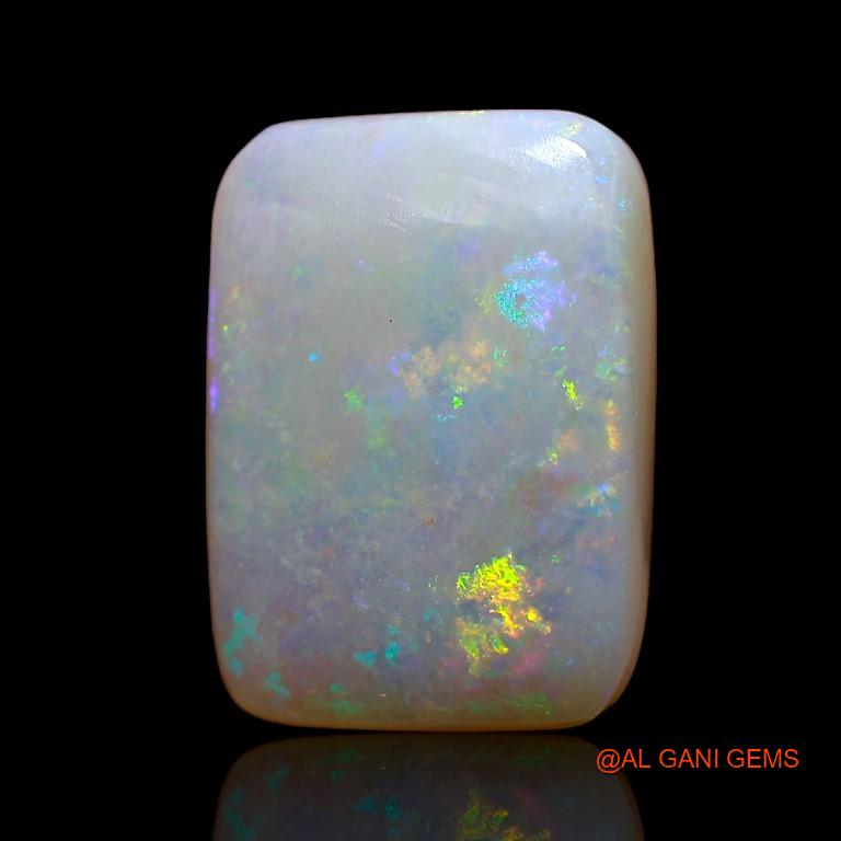 Natural Untreated Fire Opal Loose Gemstone Square Cabochon From Australia 4.50 Cts 13x9x4 mm A-809