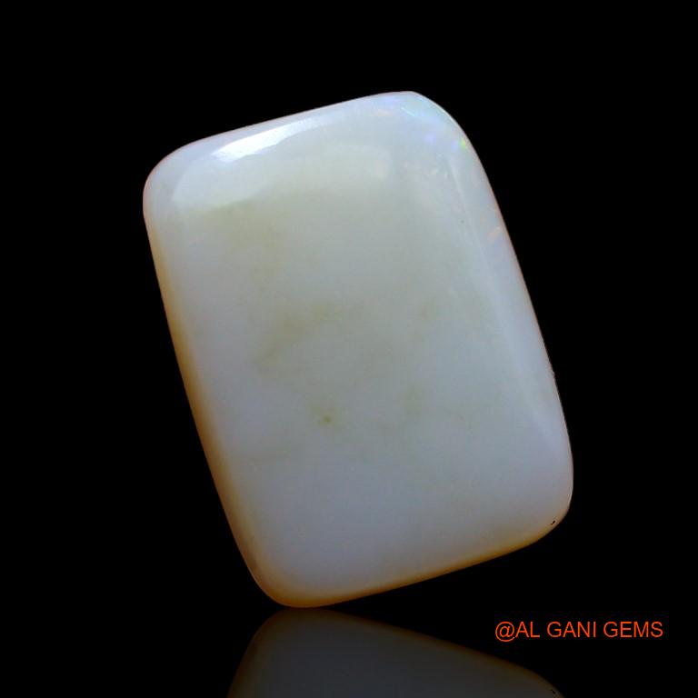 Natural Untreated Fire Opal Loose Gemstone Square Cabochon From Australia 4.50 Cts 13x9x4 mm A-809