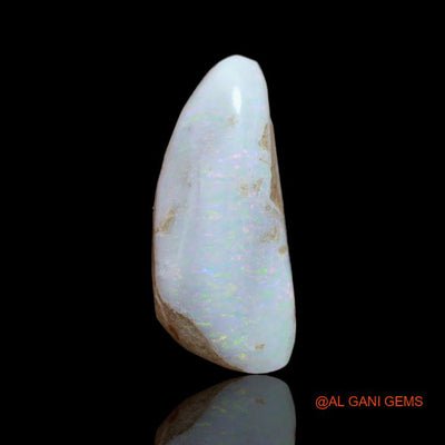 Natural Untreated Fire Opal Loose Gemstone Fancy Cabochon From Australia 14.65 Cts 28x12x7 mm A-80