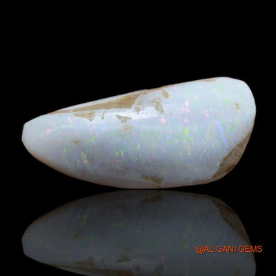 Natural Untreated Fire Opal Loose Gemstone Fancy Cabochon From Australia 14.65 Cts 28x12x7 mm A-80