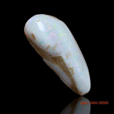 Natural Untreated Fire Opal Loose Gemstone Fancy Cabochon From Australia 14.65 Cts 28x12x7 mm A-80