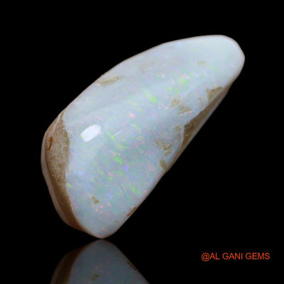Natural Untreated Fire Opal Loose Gemstone Fancy Cabochon From Australia 14.65 Cts 28x12x7 mm A-80