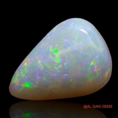3.40 Cts Natural Australian Fire Opal Loose Gemstone Pear Cabochon 15x10x3 mm A-811