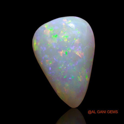 3.40 Cts Natural Australian Fire Opal Loose Gemstone Pear Cabochon 15x10x3 mm A-811