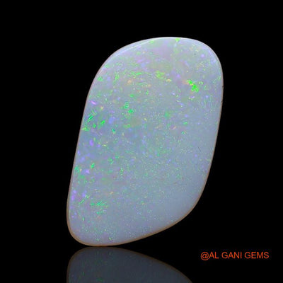 Natural Untreated Fire Opal Loose Gemstone Fancy Cabochon From Australia 4.20 Cts 18x11x3 mm A-813