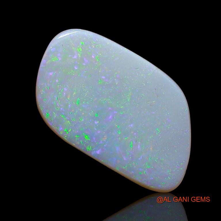 Natural Untreated Fire Opal Loose Gemstone Fancy Cabochon From Australia 4.20 Cts 18x11x3 mm A-813
