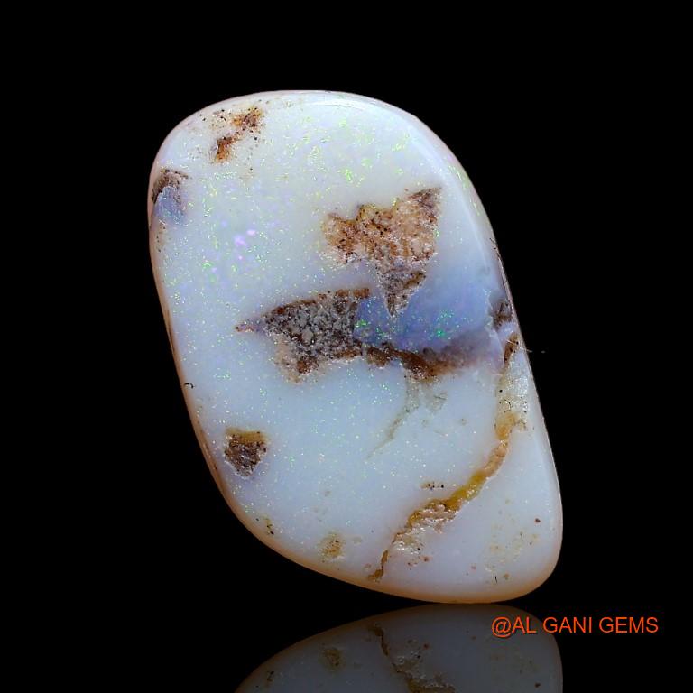 Natural Untreated Fire Opal Loose Gemstone Fancy Cabochon From Australia 4.20 Cts 18x11x3 mm A-813