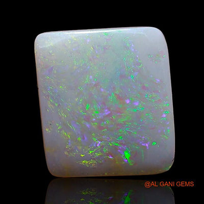 2.85 Cts Unheated Australian Fire Opal Loose Gemstone Square Cabochon Natural 11x10x2 mm A-814