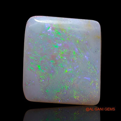2.85 Cts Unheated Australian Fire Opal Loose Gemstone Square Cabochon Natural 11x10x2 mm A-814