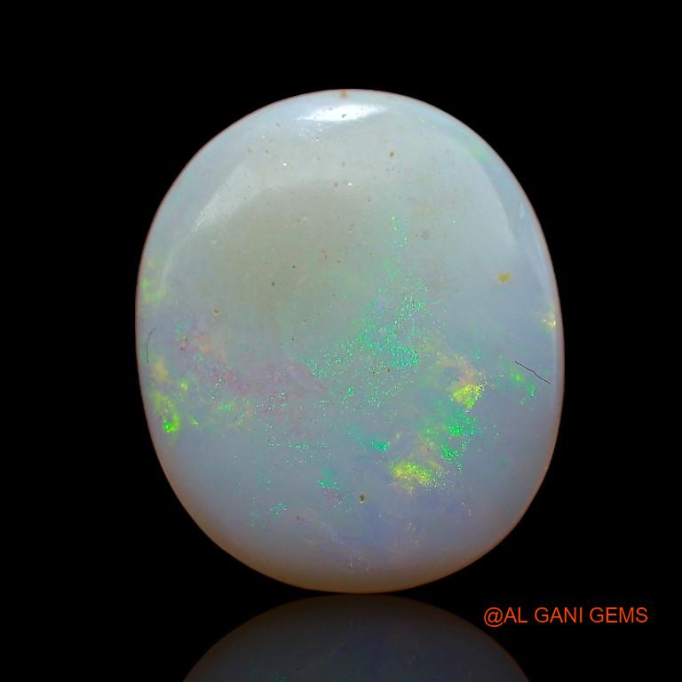 3.95 Cts Natural Australian Fire Opal Loose Gemstone Oval Cabochon 15x13x3 mm A-816