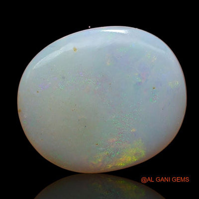 3.95 Cts Natural Australian Fire Opal Loose Gemstone Oval Cabochon 15x13x3 mm A-816