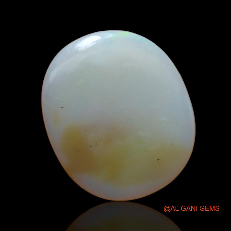 3.95 Cts Natural Australian Fire Opal Loose Gemstone Oval Cabochon 15x13x3 mm A-816