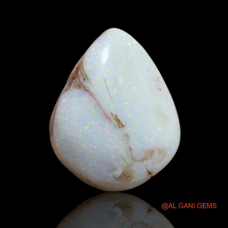 22.30 Cts Natural Australian Fire Opal Loose Gemstone Fancy Cabochon 24x19x8 mm A-81