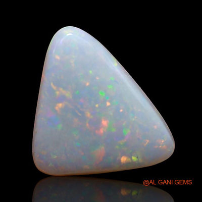 2.35 Cts Unheated Australian Fire Opal Loose Gemstone Trillion Cabochon Natural 11x10x2 mm A-820