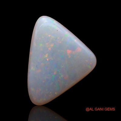 2.35 Cts Unheated Australian Fire Opal Loose Gemstone Trillion Cabochon Natural 11x10x2 mm A-820