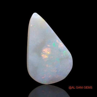 3.10 Cts Natural Australian Fire Opal Loose Gemstone Pear Cabochon 16x10x2 mm A-823