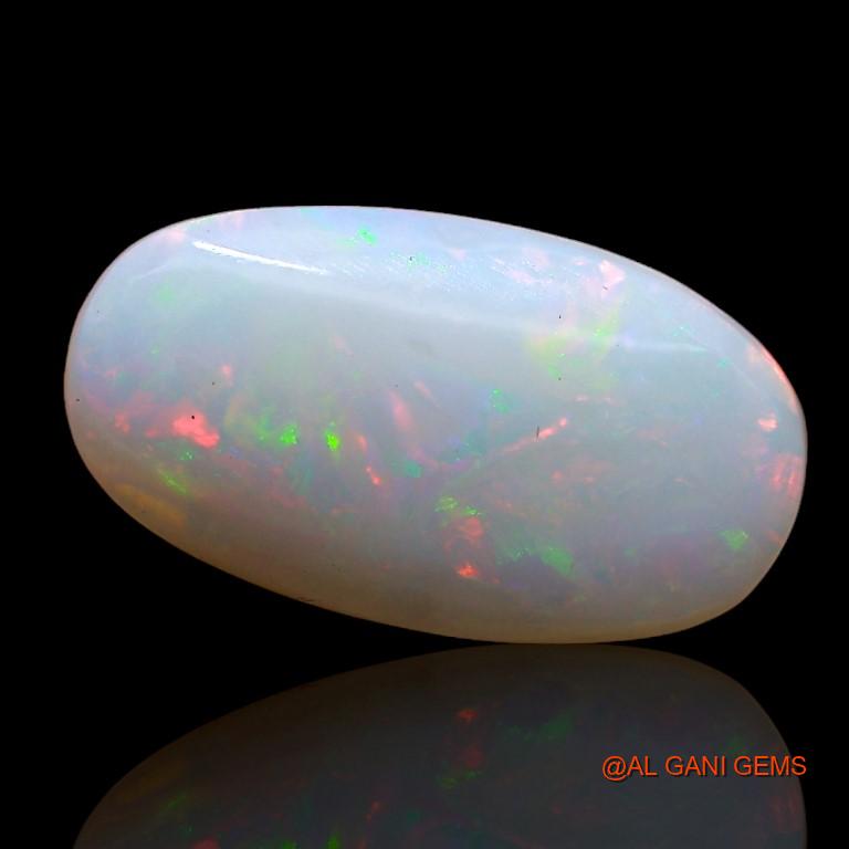 Natural Fire Opal Gemstone 3.00 Cts Loose Oval Cabochon From Australia 15x8x3 mm A-827