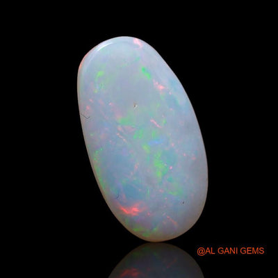 Natural Fire Opal Gemstone 3.00 Cts Loose Oval Cabochon From Australia 15x8x3 mm A-827