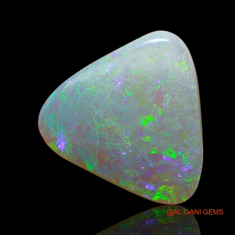 2.30 Cts Natural Australian Fire Opal Loose Gemstone Trillion Cabochon 12x11x2 mm A-828