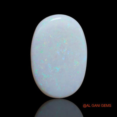 18.35 Cts Unheated Australian Fire Opal Loose Gemstone Oval Cabochon Natural 25x17x5 mm A-82