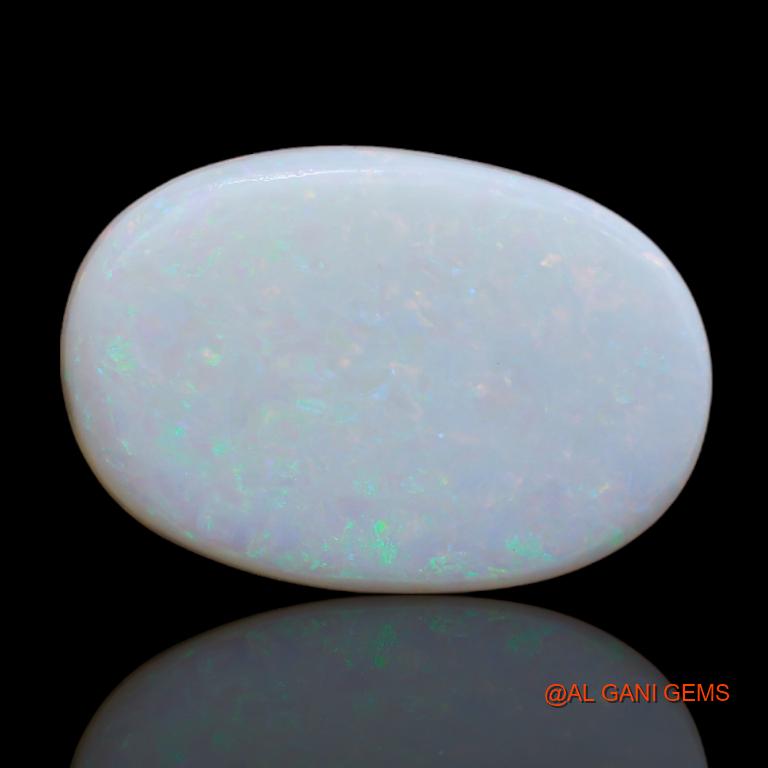 18.35 Cts Unheated Australian Fire Opal Loose Gemstone Oval Cabochon Natural 25x17x5 mm A-82