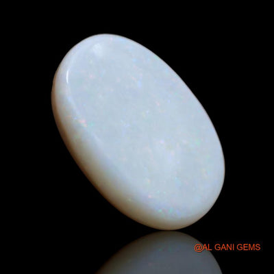 18.35 Cts Unheated Australian Fire Opal Loose Gemstone Oval Cabochon Natural 25x17x5 mm A-82