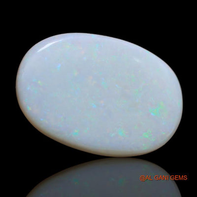 18.35 Cts Unheated Australian Fire Opal Loose Gemstone Oval Cabochon Natural 25x17x5 mm A-82