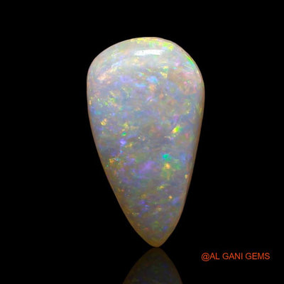 3.40 Cts Natural Australian Fire Opal Loose Gemstone Pear Cabochon 14x8x4 mm A-830