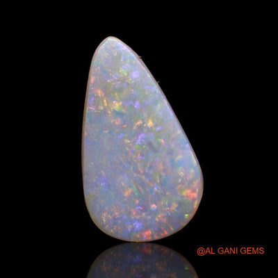 3.40 Cts Natural Australian Fire Opal Loose Gemstone Pear Cabochon 14x8x4 mm A-830