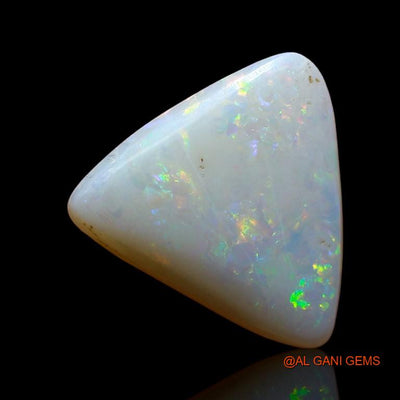 2.70 Cts Unheated Australian Fire Opal Loose Gemstone Trillion Cabochon Natural 13x12x3 mm A-832
