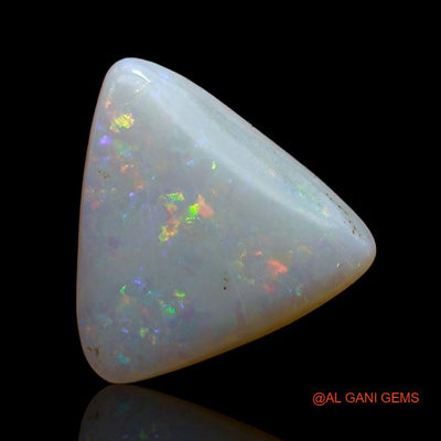 2.70 Cts Unheated Australian Fire Opal Loose Gemstone Trillion Cabochon Natural 13x12x3 mm A-832