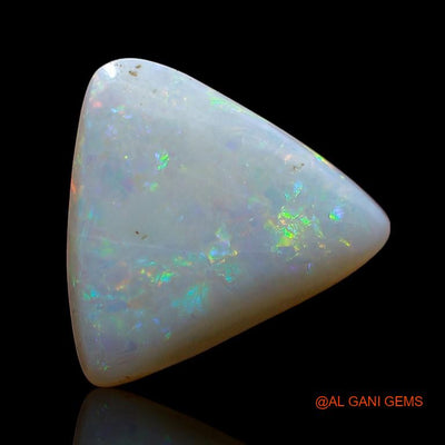 2.70 Cts Unheated Australian Fire Opal Loose Gemstone Trillion Cabochon Natural 13x12x3 mm A-832