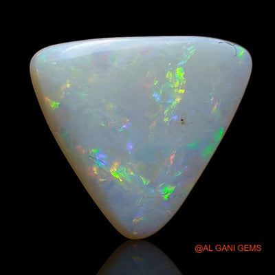 2.70 Cts Unheated Australian Fire Opal Loose Gemstone Trillion Cabochon Natural 13x12x3 mm A-832