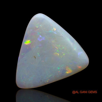 2.70 Cts Unheated Australian Fire Opal Loose Gemstone Trillion Cabochon Natural 13x12x3 mm A-832