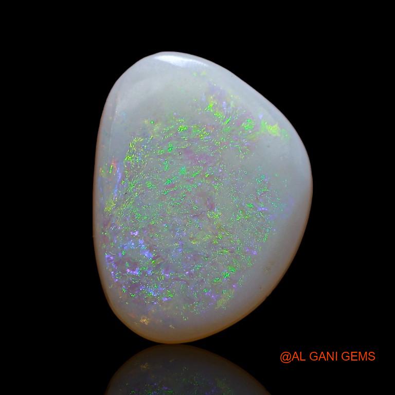 1.95 Cts Natural Australian Fire Opal Loose Gemstone Fancy Cabochon 13x10x2 mm A-833