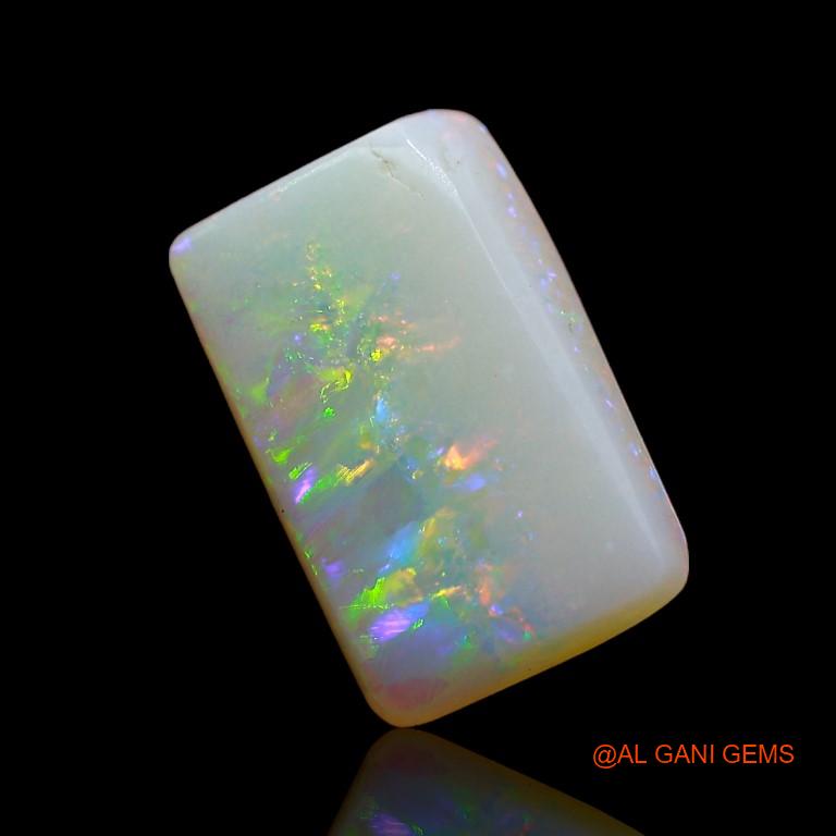 2.70 Cts Natural Australian Fire Opal Square Cabochon Loose Gemstone For Jewelry 11x7x3 mm A-835