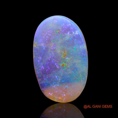 2.85 Cts Unheated Australian Fire Opal Loose Gemstone Oval Cabochon Natural 16x10x2 mm A-839