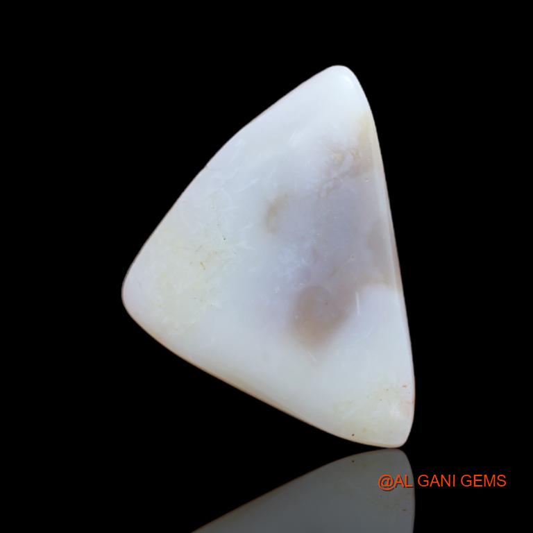6.05 Cts Natural Australian Fire Opal Trilion Cabochon Loose Gemstone For Jewelry 19x14x3 mm A-83