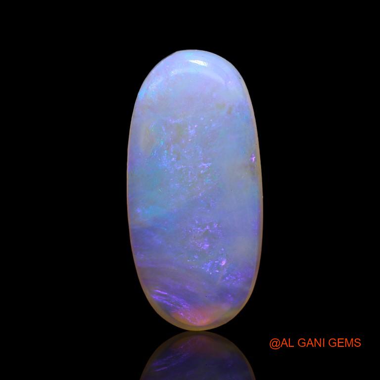 Natural Untreated Fire Opal Loose Gemstone Oval Cabochon From Australia 5.00 Cts 19x9x4 mm A-840