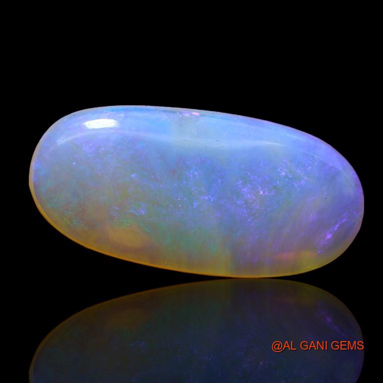 Natural Untreated Fire Opal Loose Gemstone Oval Cabochon From Australia 5.00 Cts 19x9x4 mm A-840