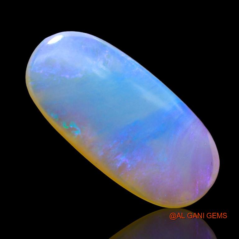 Natural Untreated Fire Opal Loose Gemstone Oval Cabochon From Australia 5.00 Cts 19x9x4 mm A-840