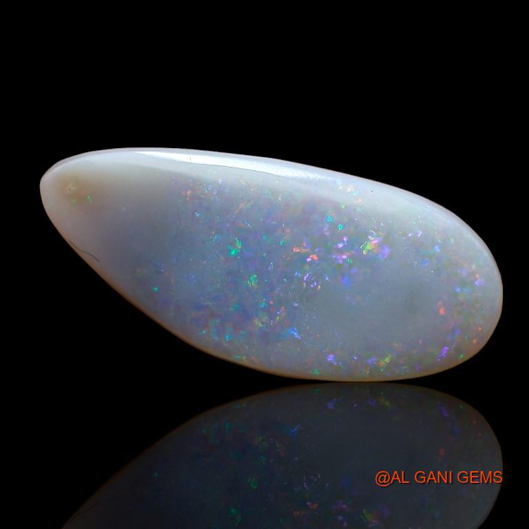 5.00 Cts Unheated Australian Fire Opal Loose Gemstone Fancy Cabochon Natural 22x9x3 mm A-841