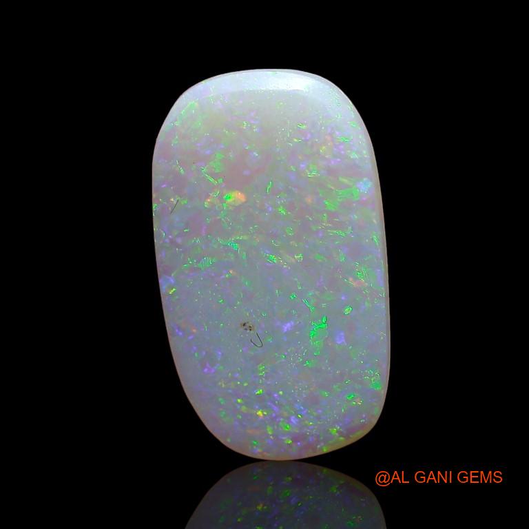 3.10 Cts Natural Australian Fire Opal Loose Gemstone Oval Cabochon 17x10x2 mm A-842