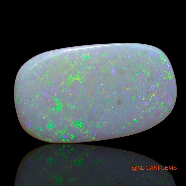 3.10 Cts Natural Australian Fire Opal Loose Gemstone Oval Cabochon 17x10x2 mm A-842