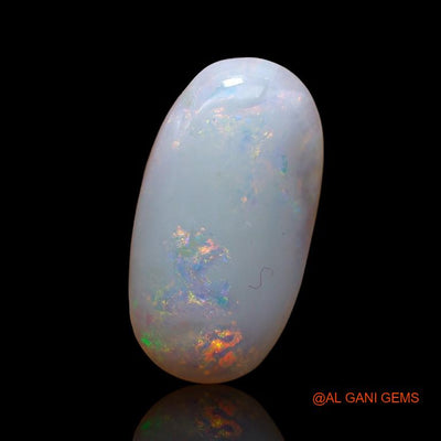 5.15 Cts Natural Australian Fire Opal Loose Gemstone Oval Cabochon 18x9x4 mm A-843