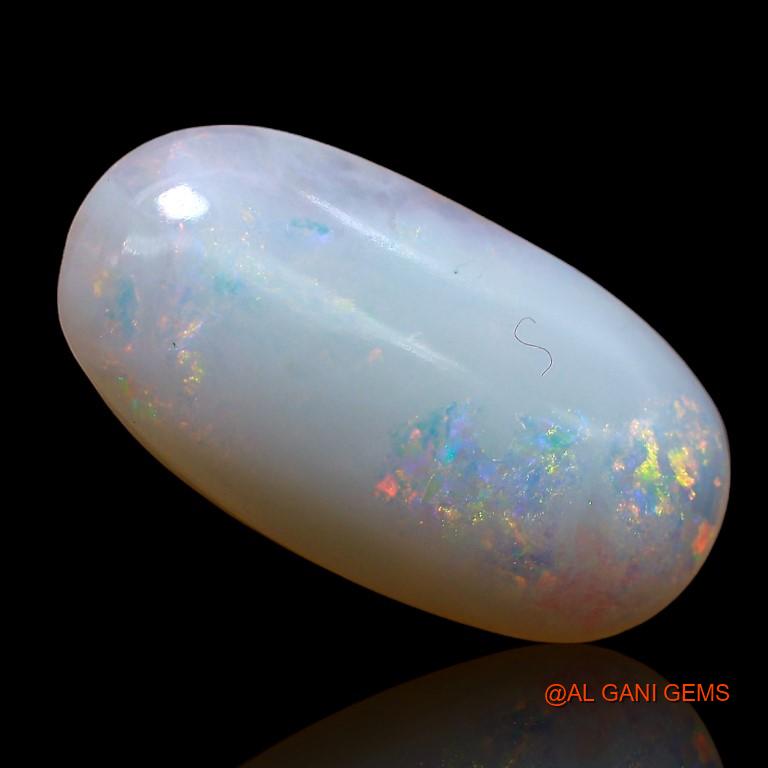 5.15 Cts Natural Australian Fire Opal Loose Gemstone Oval Cabochon 18x9x4 mm A-843