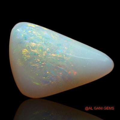 3.05 Cts Natural Australian Fire Opal Fancy Cabochon Loose Gemstone For Jewelry 14x9x4 mm A-846